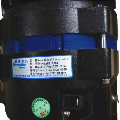 3701170FA122 Części samochodów ciężarowych Alternator Materiał metalowy OEM NIE Wliczone dla HFC4DA1
